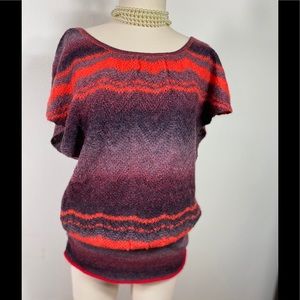 Free People Sweater Wool Blend Purple Red Sz. S